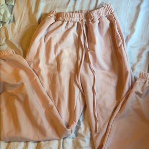 pink joggers